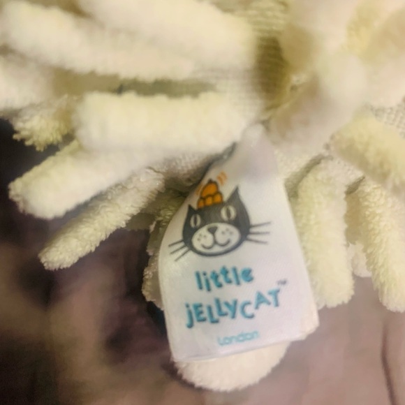 Little Jellycat White 10” Bunny - Picture 3 of 3